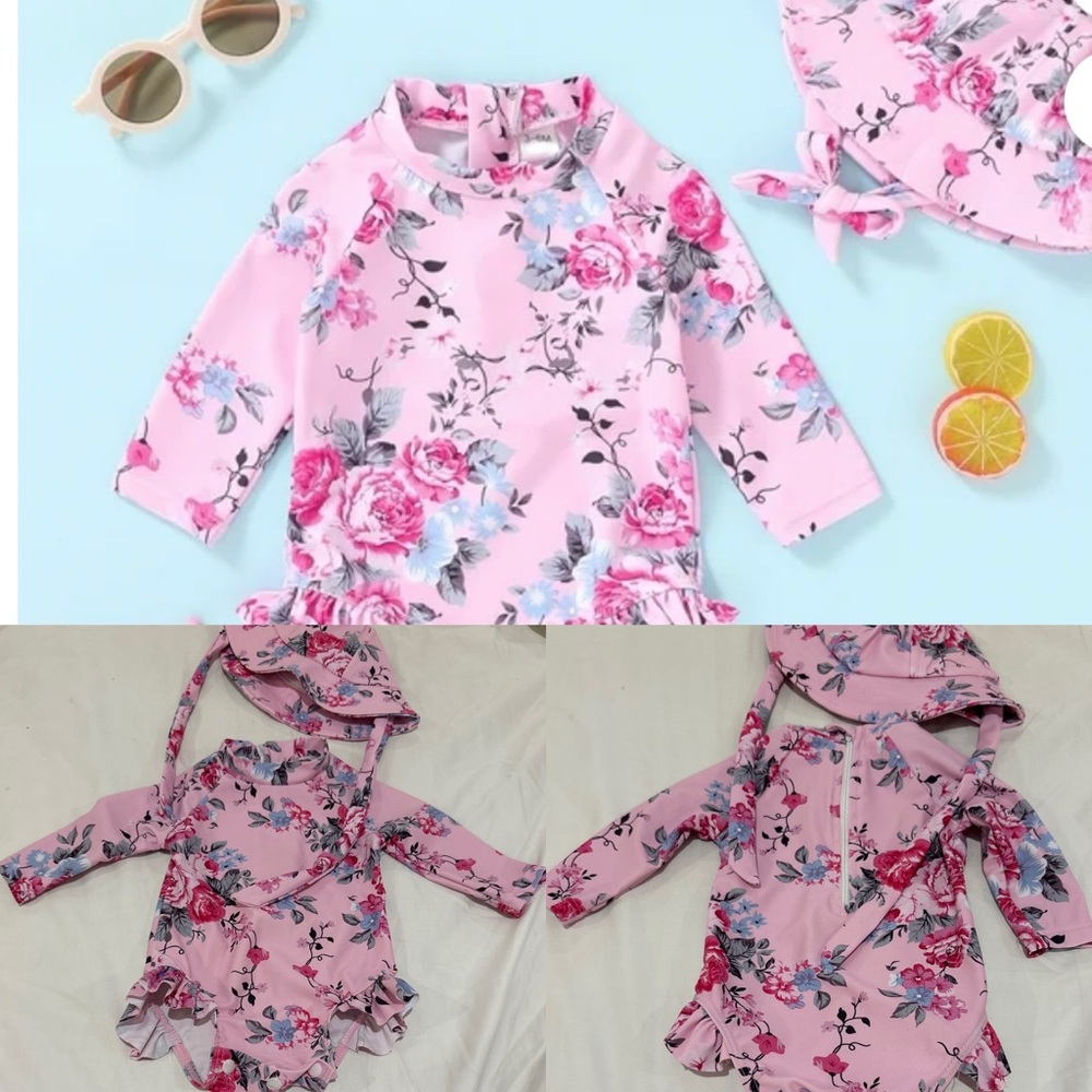 Young Tree Floral Swim Set